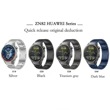 22mm 20mm Titanium Strap for Huawei Watch GT5 Pro 46mm/GT5 4 3 2 2e Quick Release Bracelet Wristband for Huawei Watch 4 Pro Band 6