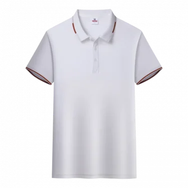 Summer Men's New Polo Shirt Seamless Premium Luxury Cool Fabric Business Leisure Golf Slimming Shirt Collar T-shirt 1