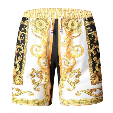 Luxury Gold Summer Swimwear Breathable Surf Board Hawaii Beach Men's Shorts Quick Dry Swimsuit Sports Trunks Swim Wear Swimming 6