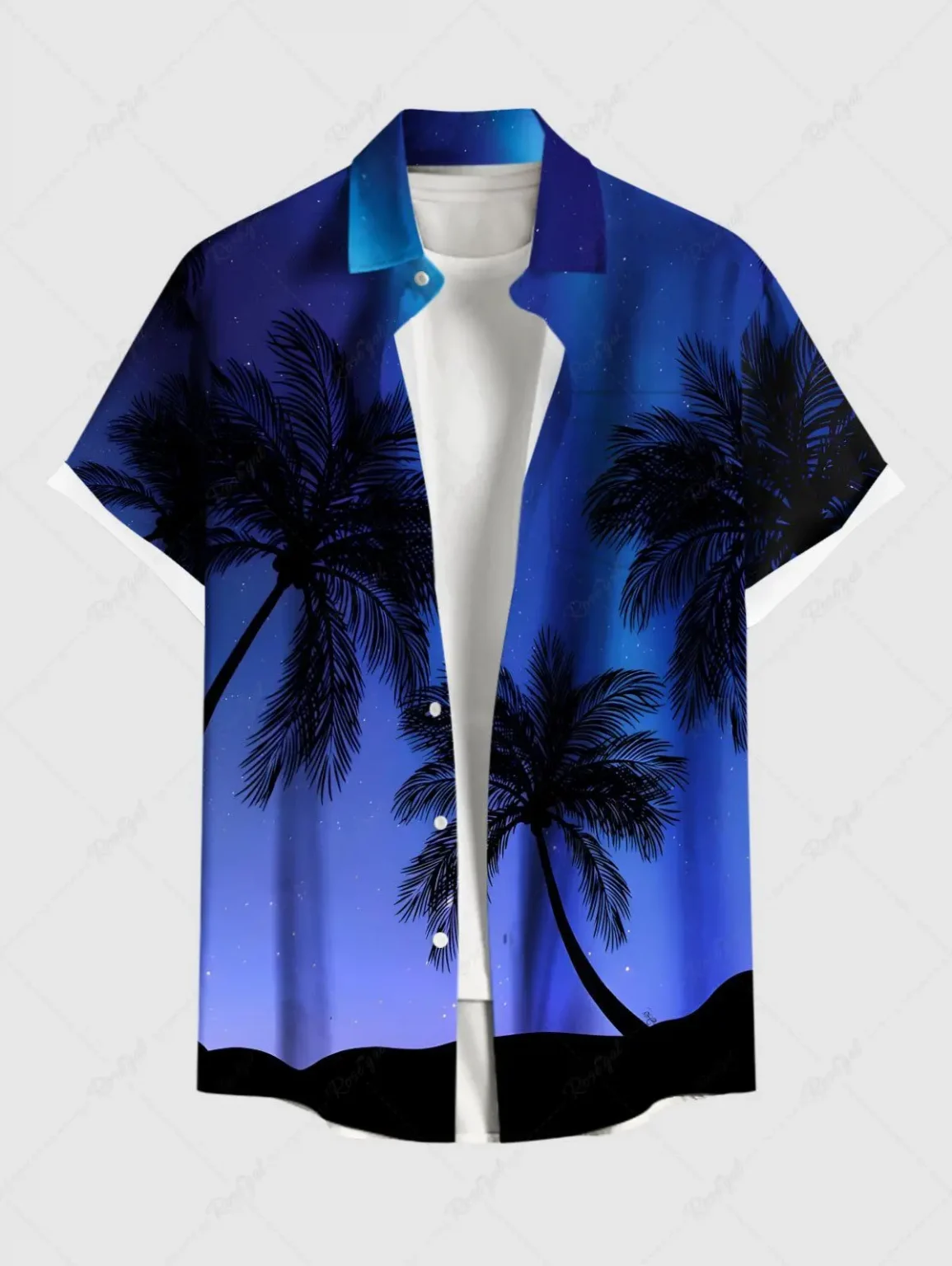 Summer Holiday Men's Hawaiian Shirts 3D Printed Short Sleeved Button Down Lapel Shirts Oversized Tops Casual Shirts For Men 5