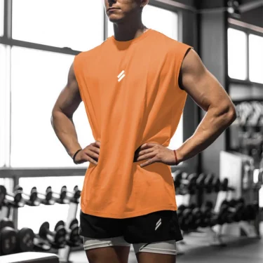 New summer mens sports vest mens sleeveless T-shirt quick drying breathable loose casualvestbasketballrunningtrainingfitnesssuit 4