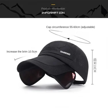 2025 Fishing Hat Summer Outdoor Fishing Sunscreen Baseball Hat Men's Mountaineering Hunting Sunshade Hat Bicycle Women's Hat 3