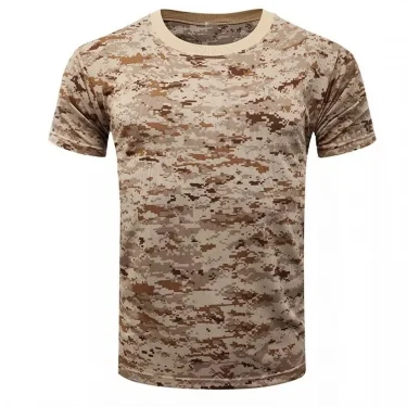 Men's Camo 3d Printed Shirt Outdoor Sports Casual Comfortable Clothing Daily Fitness Workout Summer Sports T-Shirt 1