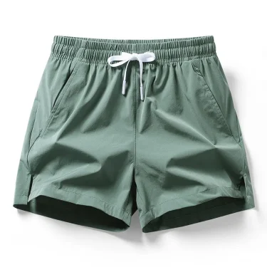 Sports and Fitness Beach Pants Three-quarter Pants Power Casual Mid-trousers 3-quarter Pants Casual Shorts Men 4