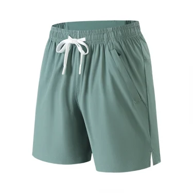 Summer Ice Silk Three-quarter Pants Sports Shorts Men Casual Loose Elastic Running Fitness Quick-drying Large Size Thin Style 2