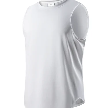 Men's Running Round Quick Drying Gym Tank top Men Fitness Sleeveless Shirt Sunmmer Male Mesh Breathable Fitness Sports Vest 3