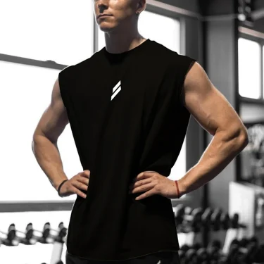 New summer mens sports vest mens sleeveless T-shirt quick drying breathable loose casualvestbasketballrunningtrainingfitnesssuit 2
