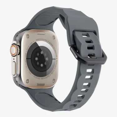 Soft Silicone Band for Apple Watch Ultra 2 49mm 46mm 45mm 44mm 42mm 38 40 41 mm Sport Wristband iWatch Series 10 9 8 5 3 SE Band 2