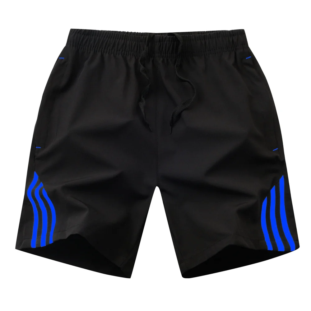 Three bar shorts, casual men's five piece pants, oversized casual pants, beach pants 3