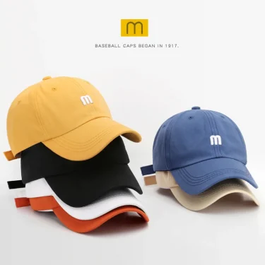 Fashion 100% Cotton Baseball Cap for Men and Women Letters Embroidered Snapback Hat Summer Sun Caps Unisex Casual Hip Hop Hats 3