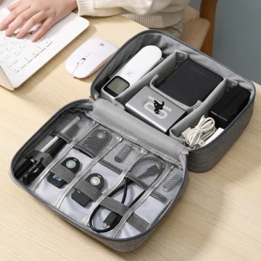 Cable Storage Bag Waterproof Digital Electronic Organizer Portable USB Data Line Charger Plug Storage Bag Travel Cable Organizer 2