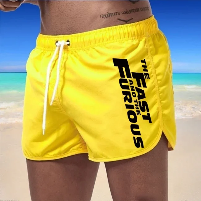 Jogging Casual Daily Summer Men's Beach Shorts 2025 Beach Trunks Swim Gym Pants Quick Drying Swimming Surf Ventilate Drawstring 4