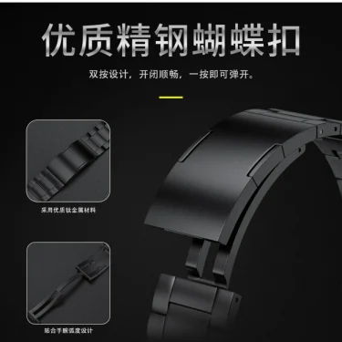 22mm 20mm Titanium Strap for Huawei Watch GT5 Pro 46mm/GT5 4 3 2 2e Quick Release Bracelet Wristband for Huawei Watch 4 Pro Band 4