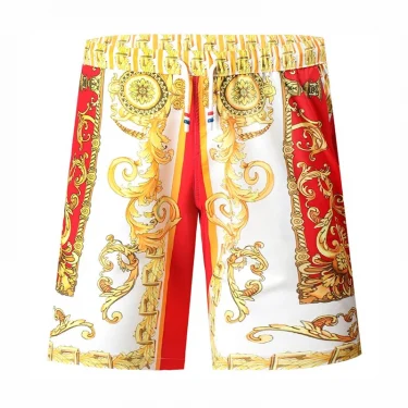 Luxury Gold Summer Swimwear Breathable Surf Board Hawaii Beach Men's Shorts Quick Dry Swimsuit Sports Trunks Swim Wear Swimming 2