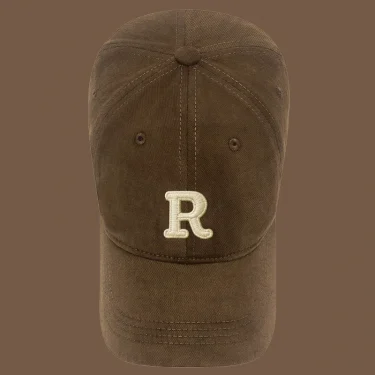 New Unisex Korean Version Big Head Circumference Three-Dimensional R Letter Cotton Thorn 3Dimensional Embroidered Baseball Cap 2