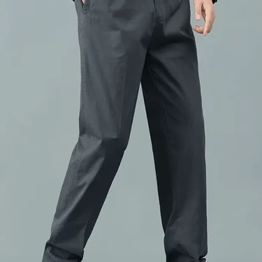 Outdoor fashionable cargo pants men's casual drawstring multi-pocket baggy wide-legged fashionable summer slim casual pants 2