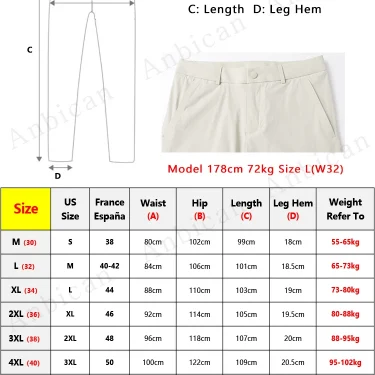 Summer Men's Quick Dry Casual Pants Lightweight Nylon Spandex Stretch Golf Pants Cool Ice Silk Trousers with 4 Zip Pockets 6