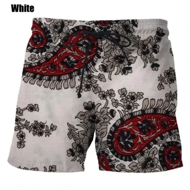 Ink Painting 3D Swimming Shorts Men Summer New Short Trunks Casual Comfort Beach Shorts Masculino Skateboarding Swimsuit 2
