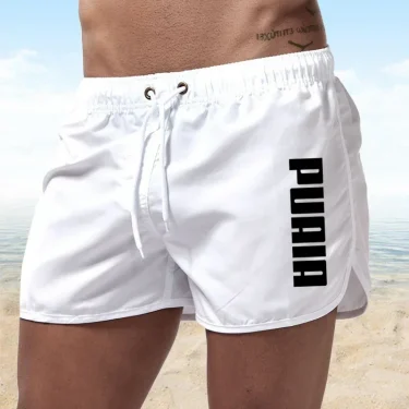 New Hot Summer Swim Trunks Sport Gym Running Breathable Shorts Male Beachwear Beach Shorts Quick Dry Mens Siwmwear Board Briefs 6