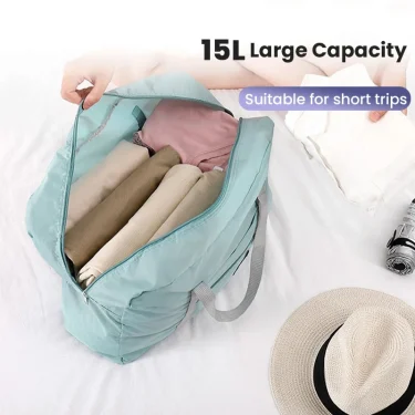 Foldable Travel Duffel Bag for Airlines Carry on Bag for Women and Girls Lightweight Large Capacity Sports Weekend Trip Overnigh 3