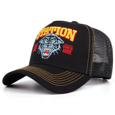 Hot Sale Unisex Summer Fishing Cap Breathable Mesh Trucker Hat Men Women Big Fish Fisherman Sports Snapback Hat Outdoor Cap 4