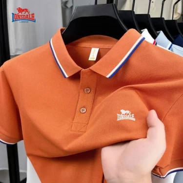 Summer men's high-quality short sleeved polo shirt, new fashionable, casual, breathable and cool top 4