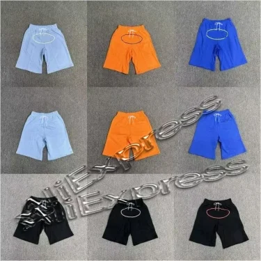 Demon Island Designer Men's Shorts Women's Summer Sweatpants Wheelbarrow Print Outdoor Casual Loose Hip Hop Pants 1