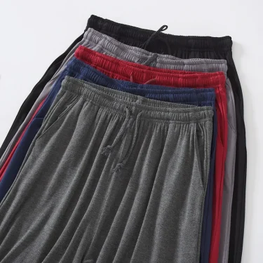 Modal Men's Shorts Summer Thin Five-point Home Shorts Loose Casual Large Size Home Pajamas Beach Pants 4
