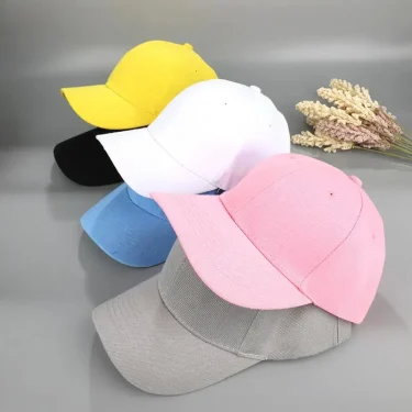 Fashion Candy Color Kids Baseball Cap Sun Protection Boy Girls Hat Adjustable Travel Children Baseball Cap Baby Summer Sun Hat 4
