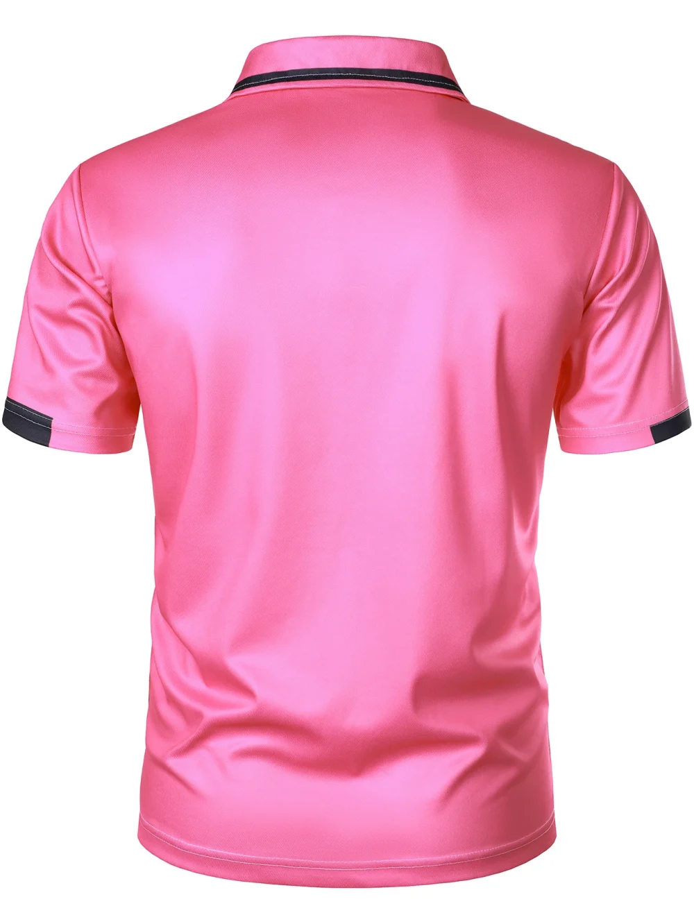 Summer Men's Short Sleeved 3-piece Set with a Lapel Polo Shirt Men's Casual Golf Top Polo Shirt with Elasticity and Comfort 5
