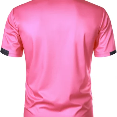 Summer Men's Short Sleeved 3-piece Set with a Lapel Polo Shirt Men's Casual Golf Top Polo Shirt with Elasticity and Comfort 5