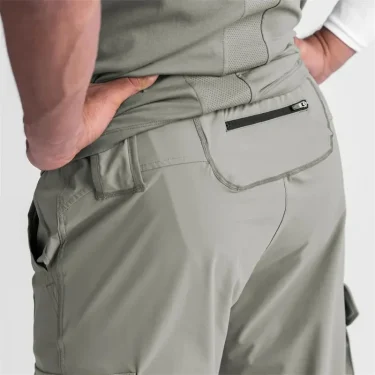 New Men's Cargo Pants Summer Thin Loose Quick-Drying Elastic Leggings Running Training Sweatpants Casual Trend Trousers 3