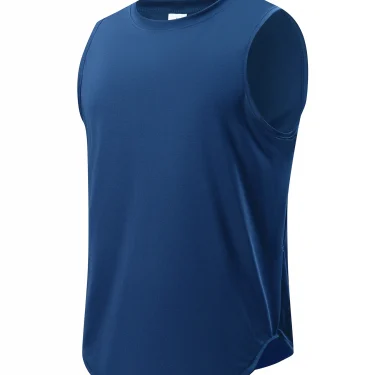 Summer Men's Fitness Basic Tank Top Quickly Dry Sport Top Running Vest Gym Fitness Sleeveless Sport Shirt Tank Tops 6