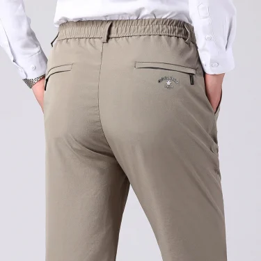 Male Elastic Waist Pants Stretch Casual Pants Large Size Trousers Sports Wear Running Jogger Pants 5XL 4