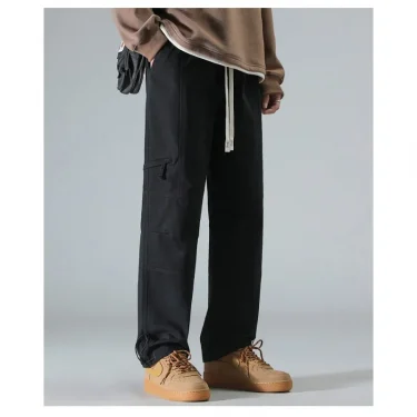 Male Outdoor Jogging Fitness Elastic Trousers Summer Ice Silk Pants Men's Casual Cool Quick-drying Sports Pants Jogger 4