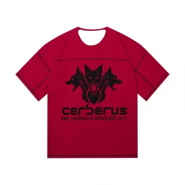 Cerberus T-shirts Graphic Short Sleeve Bodybuilding Basketball 3D Print T Shirt Workout Gym Men's Clothing Running Sports Tops 4