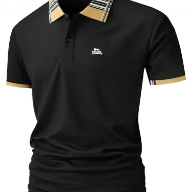 New European High Quality Men's Shirt Polo Men's T-shirt Embroidered Polo Shirt Men's Clothing T-shirt Men's T-shirt Short Sleev 2
