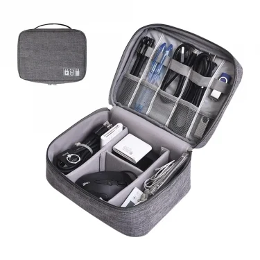 Cable Storage Bag Waterproof Digital Electronic Organizer Portable USB Data Line Charger Plug Storage Bag Travel Cable Organizer 1