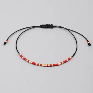 Natural MIYUKI Rice Beads Tibetan Stone Beads Stretch Bracelet For Men Women Yoga Chakra Crystal Bead Bracelets 4