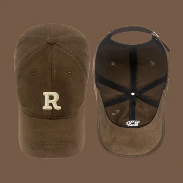 New Unisex Korean Version Big Head Circumference Three-Dimensional R Letter Cotton Thorn 3Dimensional Embroidered Baseball Cap 6