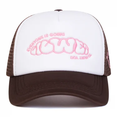 Unisex EVERYONE IS GOING Letter Embroidery Baseball Net Caps Adjustable Casual Hats Spring and Summer Outdoor Sunscreen Hat 5