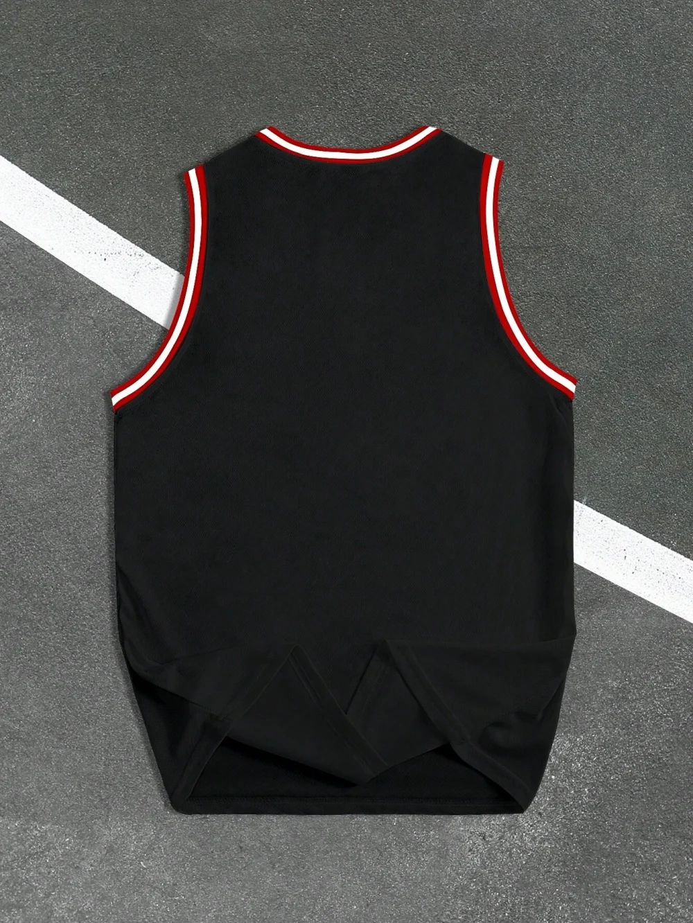 USA Chicago No.23 Printed Vest Top Men's Loose Speed Dry Black and White Sleeveless Running Playing and Exercise Tank Top Vest 6
