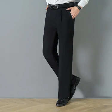 Big Fat Tall Men Clothing Men Dress Pants Extra Long Length Black Trouser Male Slim Plus Large Size Clothes 190cm 120cm 200 Cm 4