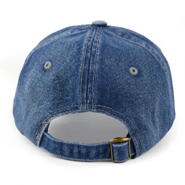 Fashion Denim Baseball Cap For Women Men Solid Color Adjustable Outdoor Sun Visors Hat Punk Hip Hop Dad Trucker Ponytail Caps 5