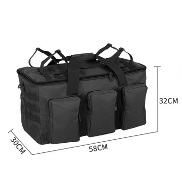 55L Luggage Duffel Bag Camping Backpack Tactical Large Bags Men's Hiking Travel Mountaineering Trip Utility Gym Weekend Duffle 6