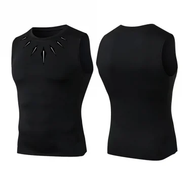 Men Quick Dry Running T-Shirts Compression Sleeveless Quick-drying Jersey training shirt Gym Mens Tank Top 2