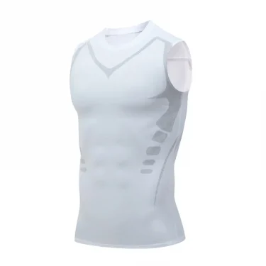 Compression Tank Top Men Gym Shirt Sleeveless Quick Dry Printing Sportswear Male Fitness Bodybuilding Vest Workout Muscle Top 2