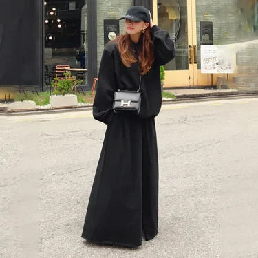 Uoozee Solid Color Fashion Loose Cotton Trousers Wide Leg Pants Casual Work Long Pants Palazzo Female Turnip For Women 2025 New 5