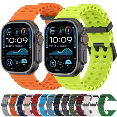 Ocean Strap For Apple Watch Band Ultra 2/1 49mm Series 10 46mm Sports Bracelet Wristband iWatch 9 8 7 6 5 4 SE 45mm 44mm Correa 1