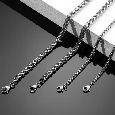Cuban Chain Bracelets Stainless Steel Bracelet Keel Chain 3/5 Mm Curb for Men Women Free Shipping Factory Offer Punk Jewelry 3